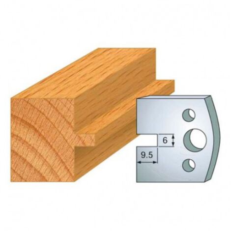 Jeu de 2 fers languette 6 mm 800.017