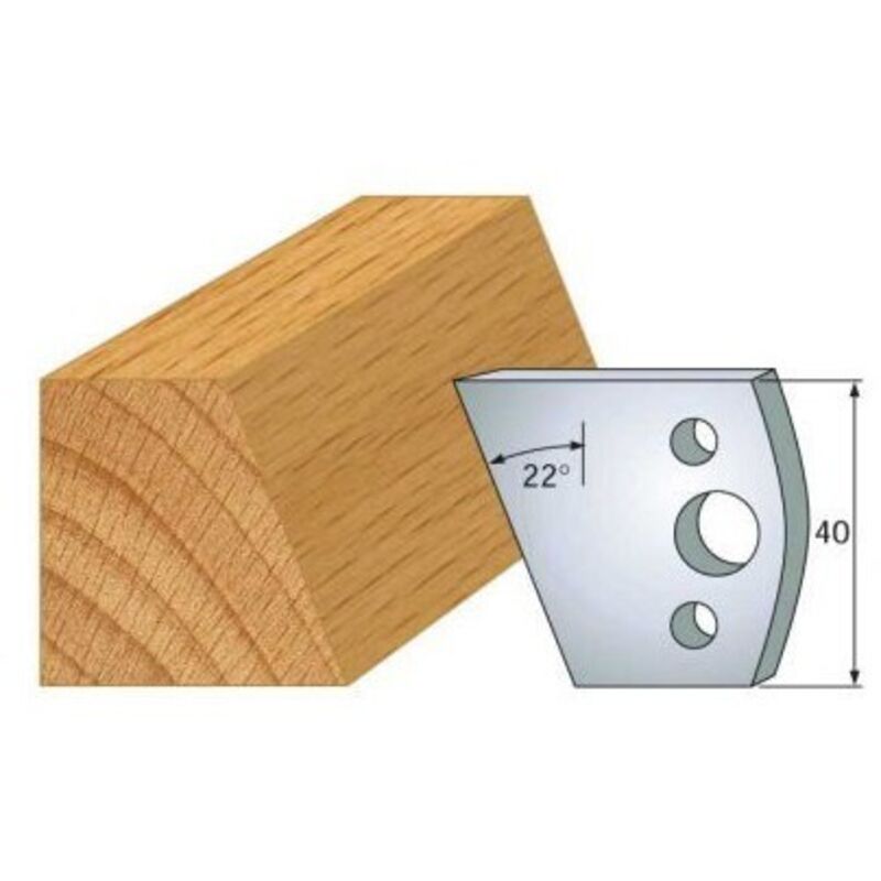 Leman - Fers 40mm 001 chanfrein 22°