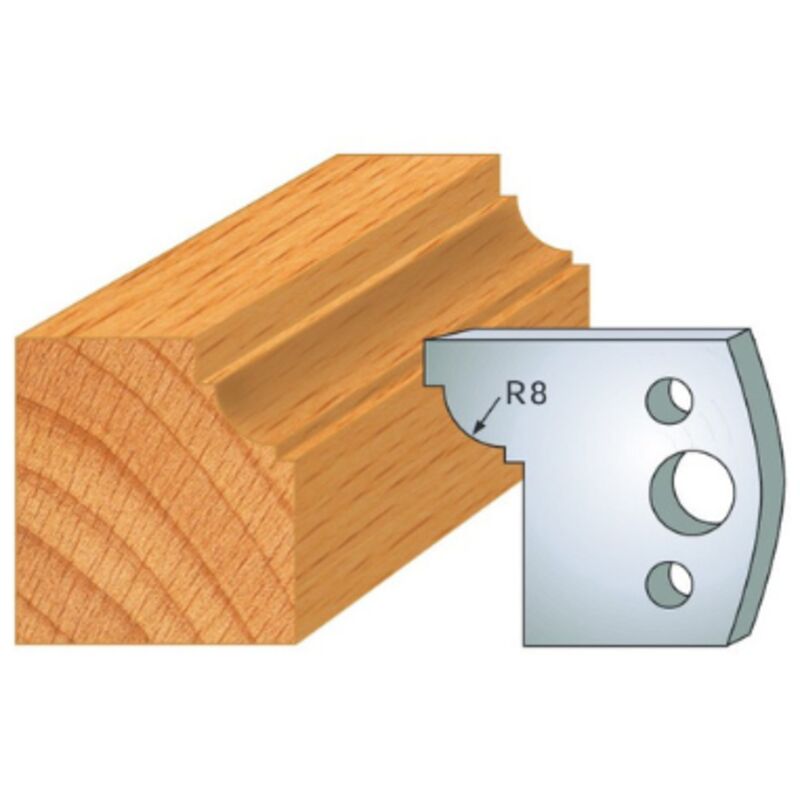 Leman - Fers 40mm 067 - Congé + carré - Feuillure