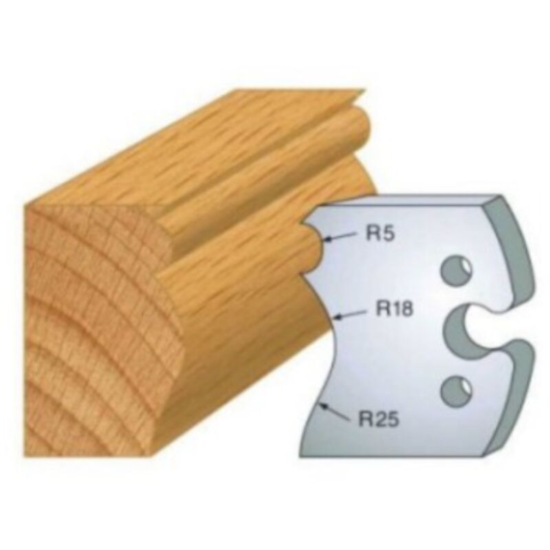 Leman - Fers 50mm 222 grain d'orge et moulure