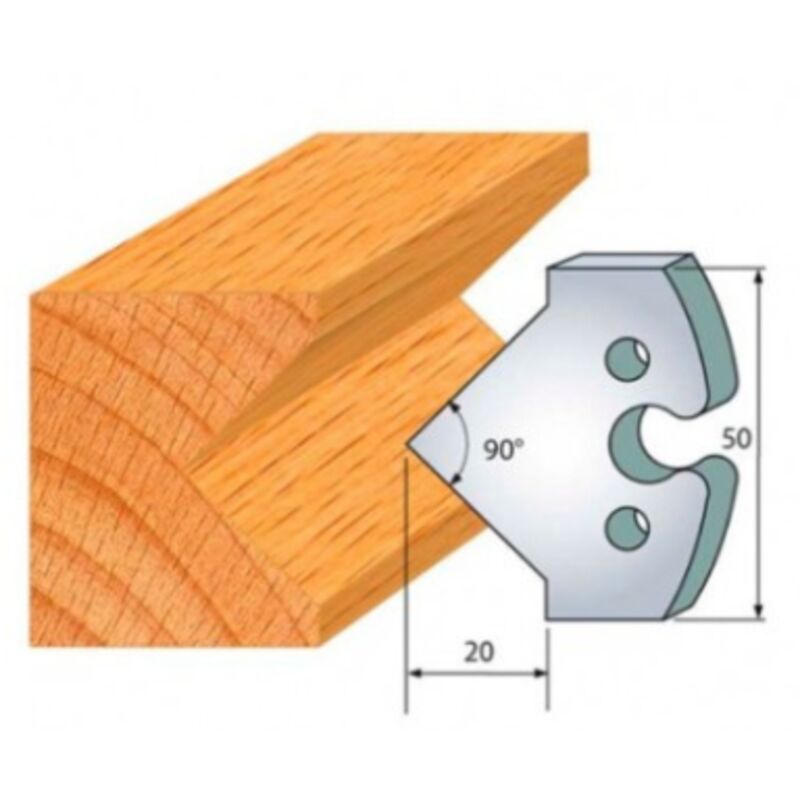 Leman - Fers 50mm 277 pointe 45°