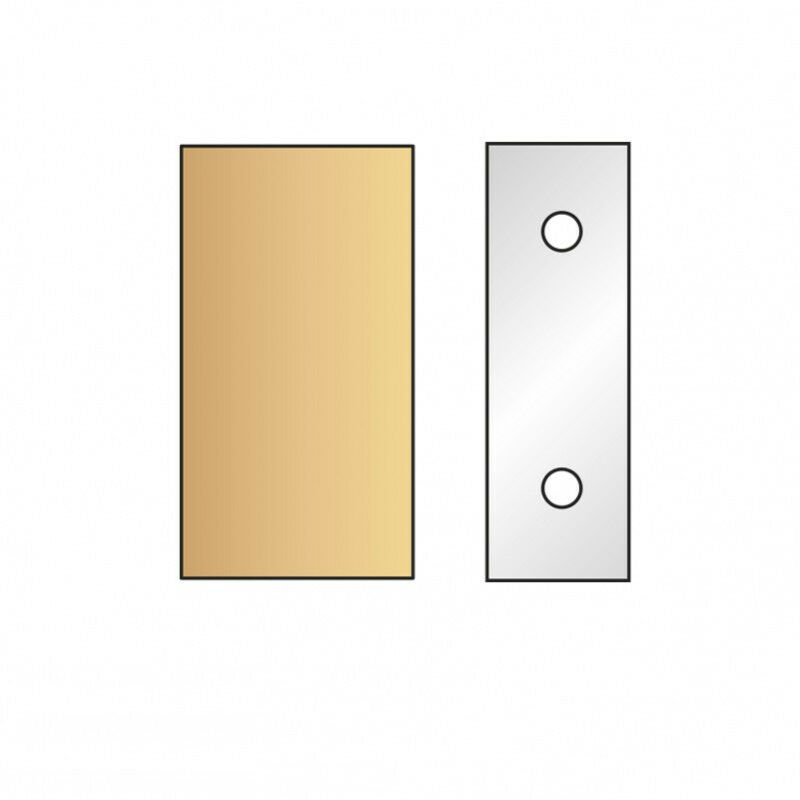 Leman - Jeu de 2 fers profilés N°090 pour porte-outils Ht.90 mm