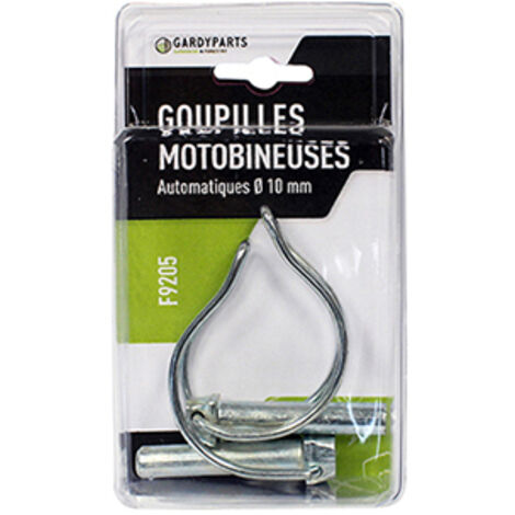 Jeu De 2 Goupilles Automatiques ø: 10mm, L: 50mm. (sous Coque).