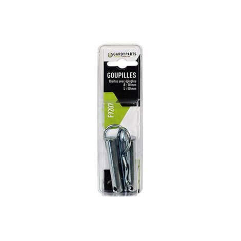 Jeu De 2 Goupilles Droites ø: 10mm, L: 50mm. (sous Coque).
