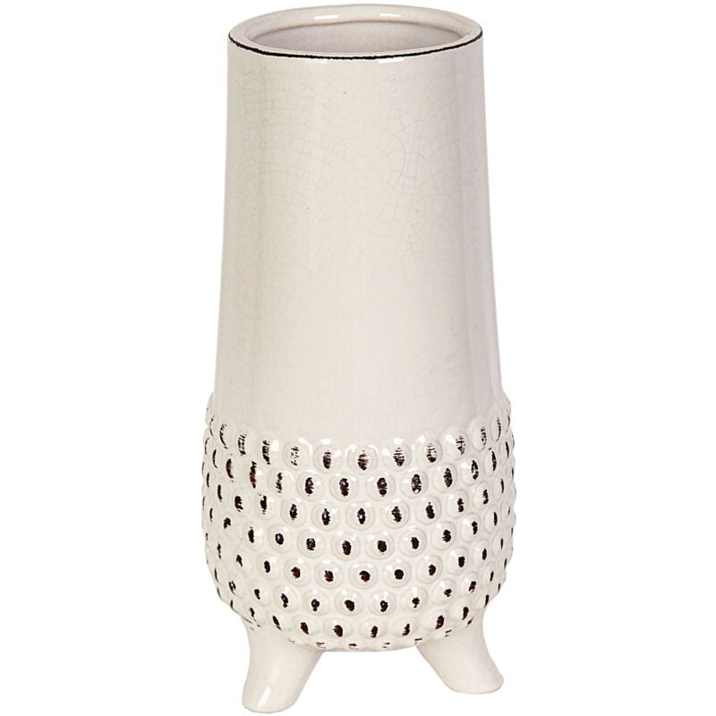 Vase en céramique blanche