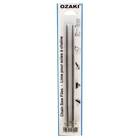 Jeu de 2 limes rondes OZAKI diamètre 4,5 mm Longueur 20 cm