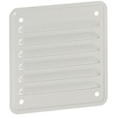 Jeu de 2 ouïes d'aération métal avec grilles IP32 IK10 RAL7035 138x138mm LEGRAND 034804