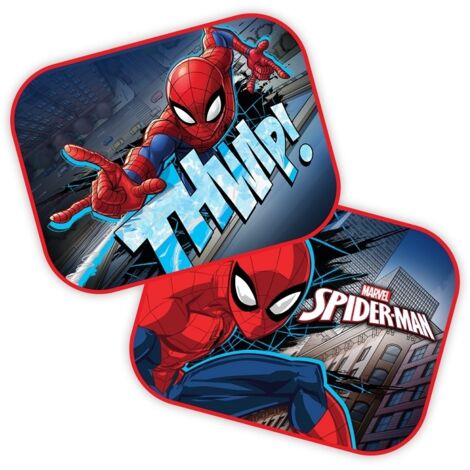 JEU DE 2 PARE-SOLEIL LATÉRAUX - SPIDER MAN – 44×35 CM