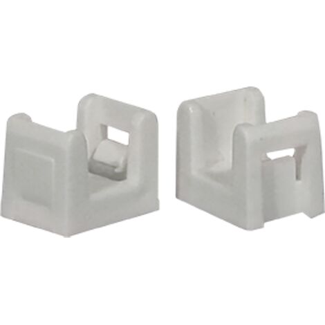 Jeu de 2 pattes d'assemblage pour coffret d'intérieur (assemblage horizontal ou vertical) - Eur'Ohm