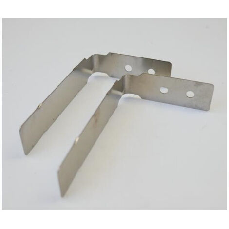 Jeu de 2 pattes de fixation pour montage sur un mur placo de plénum BBG-ABS ATLANTIC