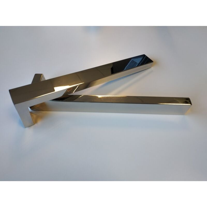 Jeu de 2 pieds luna Chromé Brillant