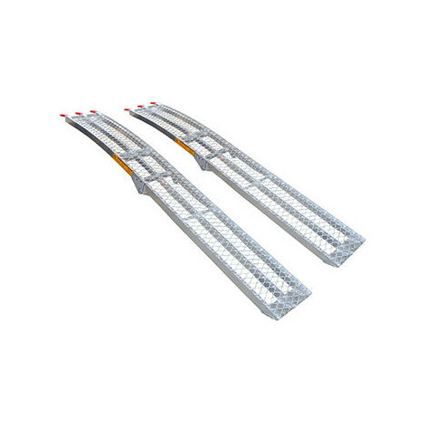 Jeu de 2 rampes alu pliable Longueur 225cm, largeur 29 cm, Longueur pliée 116cm capacité maximum de