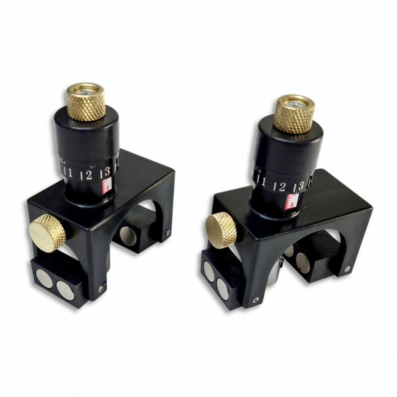 Diamwood - Réglages de Fer de Raboteuse 2 Pièces - Positionneurs de Fer Magnétique - Régleurs pour Rabot - Outil de Travail du Bois - Arbres de Fers