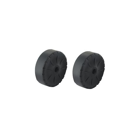 jeu de 2 roues pour aspirateur/souffleur/broyeur 2800w, code 750748 (repère 3). origine: dpr8121-627801bk. -pl