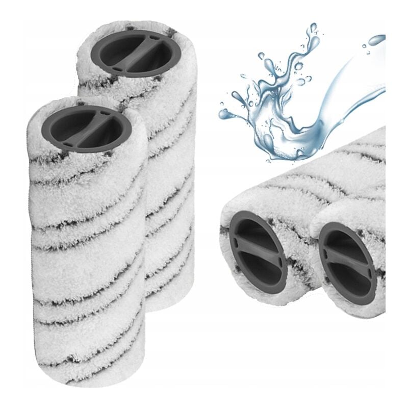 Set di 2 rulli per lavapavimenti elettrici Kärcher serie FC (FC3 FC5 FC7 FC8 EWM 2)