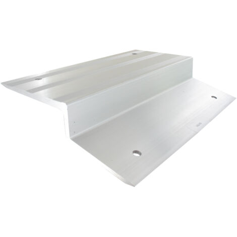 Jeu De 2 Sabots Aluminium Pour Rampes En Bois Largeur: 28cm