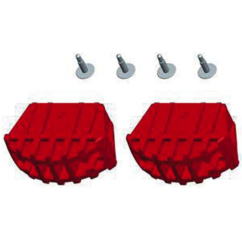 Jeu de 2 sabots patin pour marchepied 55 x 22mm - tubesca