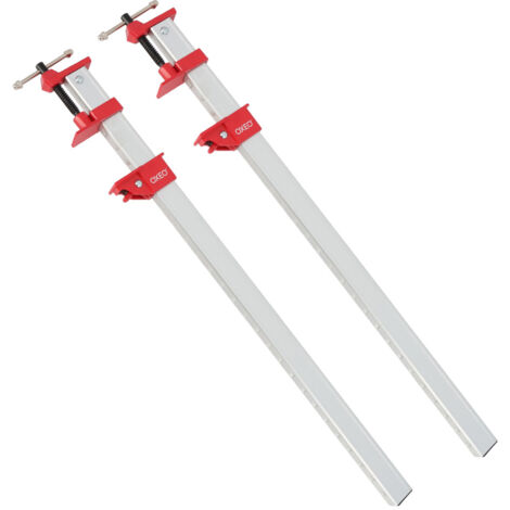 Oxeo – Jeu de 2 serres joints dormants aluminium 63 cm – Mécanisme de réglage rapide avec ressort – Système de déverrouillage facile