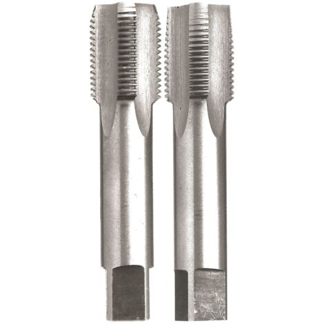Jeu de 2 tarauds à main HSS gaz 3/8'' - SCHILL - 092-3/8