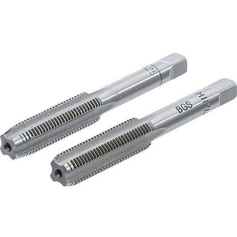 BGS TECHNIC Jeu de 2 tarauds de m11 x 1.25 mm