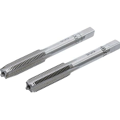 BGS TECHNIC Jeu de 2 tarauds de m8 x 1.00 mm