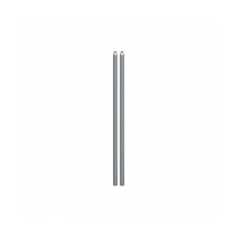 Jeu de 2 tringles de 1250 mm DS7221 à encastrer pour crémone pompier DS7220 brut - LA CROISEE DS