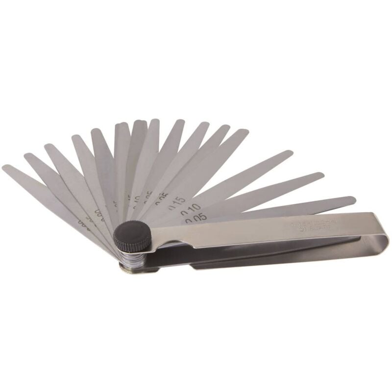 Jeu de 20 jauges d'épaisseur 0,05 à 1 mm - ac 0518 Clas Equipements