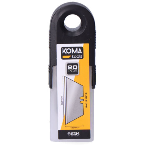 Jeu De 20 Lames De Rechange Pour Cutter 91016 Koma Tools