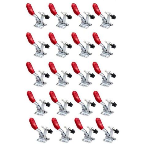 Jeu De 20 Pinces À Bascule Horizontales À Dégagement Rapide Pour Serrage Efficace