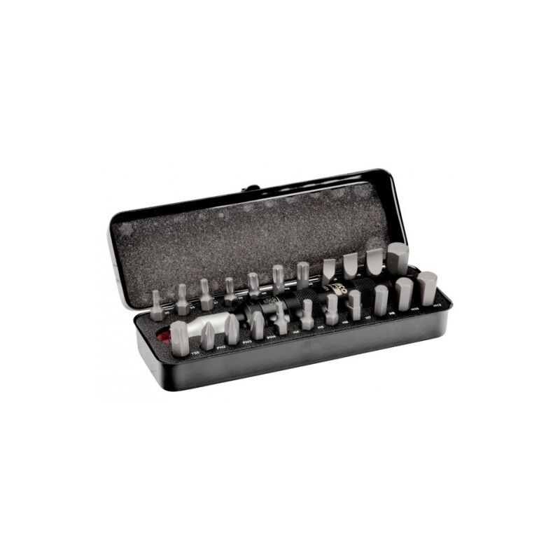 Jeu d'embouts 1/4 de Tvis à frapper pr vis ph/pz/torx®, 45 mmx70 mmx197 mm-23pc - Bahco