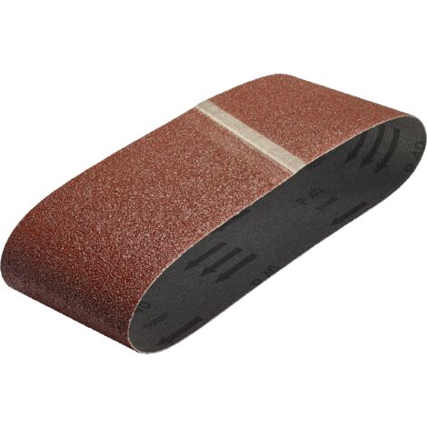 JEU DE 3 BANDES ABRASIVES, CORINDON, GRAIN 40, 76x457mm 1890000 WOLFCRAFT