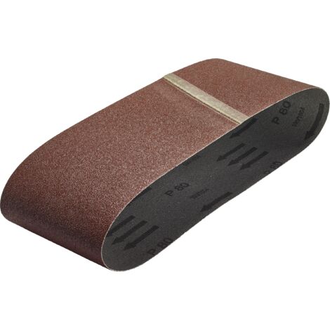 JEU DE 3 BANDES ABRASIVES, CORINDON, GRAIN 120, 75x533mm 1922000 WOLFCRAFT