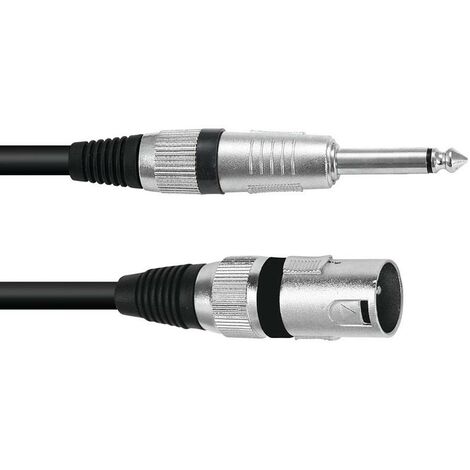 Adaptateur audio XLR 3 broches vers jack audio 6,35mm Goobay, Adaptateurs