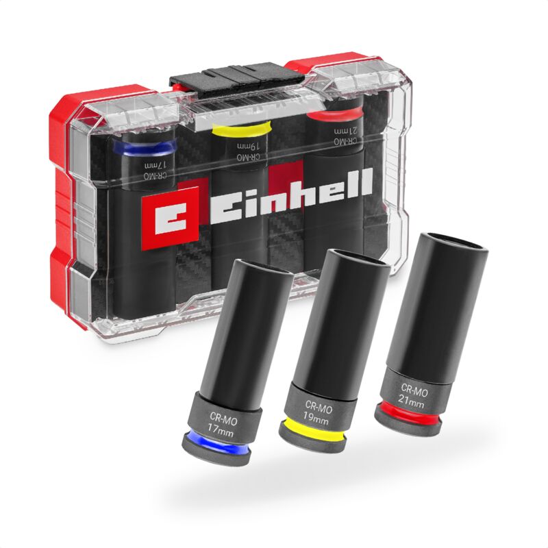 Einhell Impact Set d'embouts et clés à douille 1/2 109263