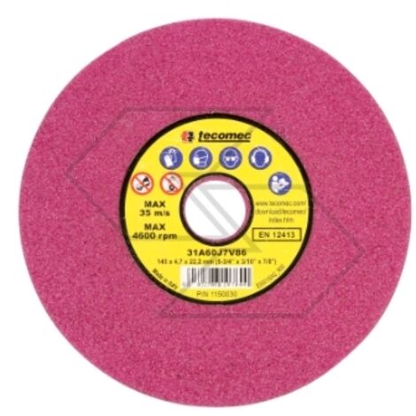 Jeu de 3 disques couleur rubis à grain grossier pour affûteuse de chaîne de tronçonneuse R315574
