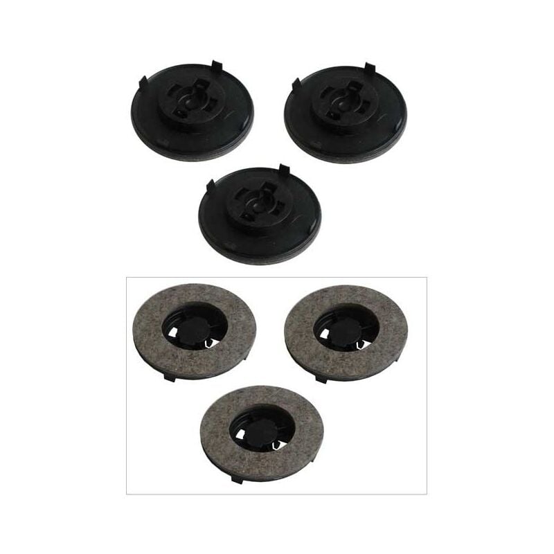Set de 3 brosses Z5 à polir pour Cireuse hoover 09502576