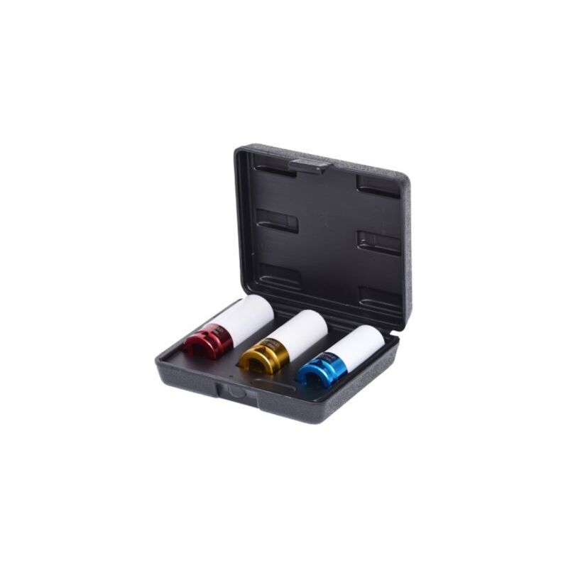 Kstools - Jeu de 3 Douilles a Chocs 6 pans pour jantes aluminium 515.1005