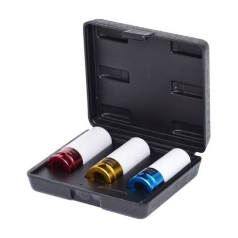 Jeu de 3 Douilles a Chocs 6 pans pour jantes aluminium KSTOOLS 515.1005