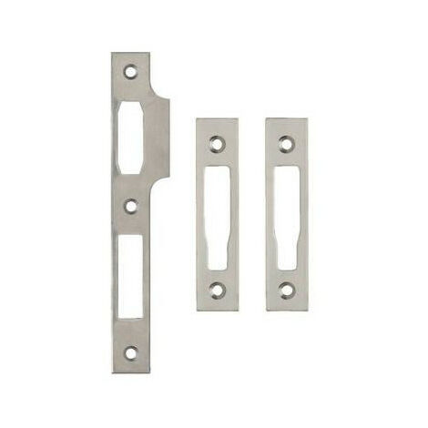Jeu de 3 gâches 4802 pour menuiserie métallique - METALUX
