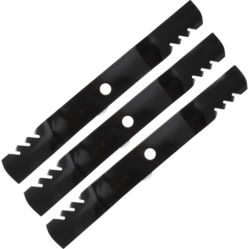 Jardiaffaires - Jeu de 3 lames Gator Mulching coupe 72 pouces, 183cm compatible avec Kubota
