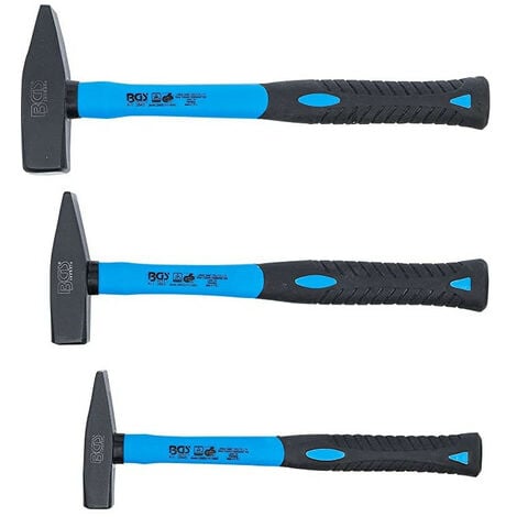 Jeu de 3 marteaux mecanicien, rivoir, serrurier de 300, 500, 800g
