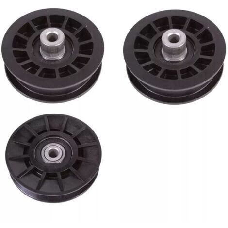 Jeu de 3 pièces pour , 2 poulies de renvoi en V 532194326 et 1 jeu de poulies lisses 532194327