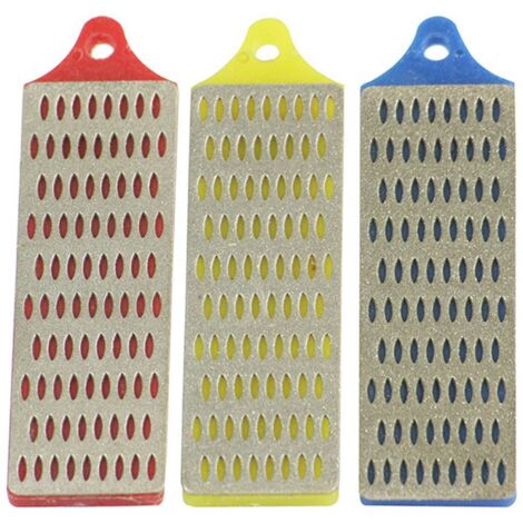 Jeu de 3 pierres diamant à affuter