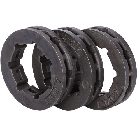 Jeu de 3 pignons 7 dents 3/8" pour tronçonneuses STIHL 030 031 032 038 041 044 046 064 066 MS361 MS362 MS440