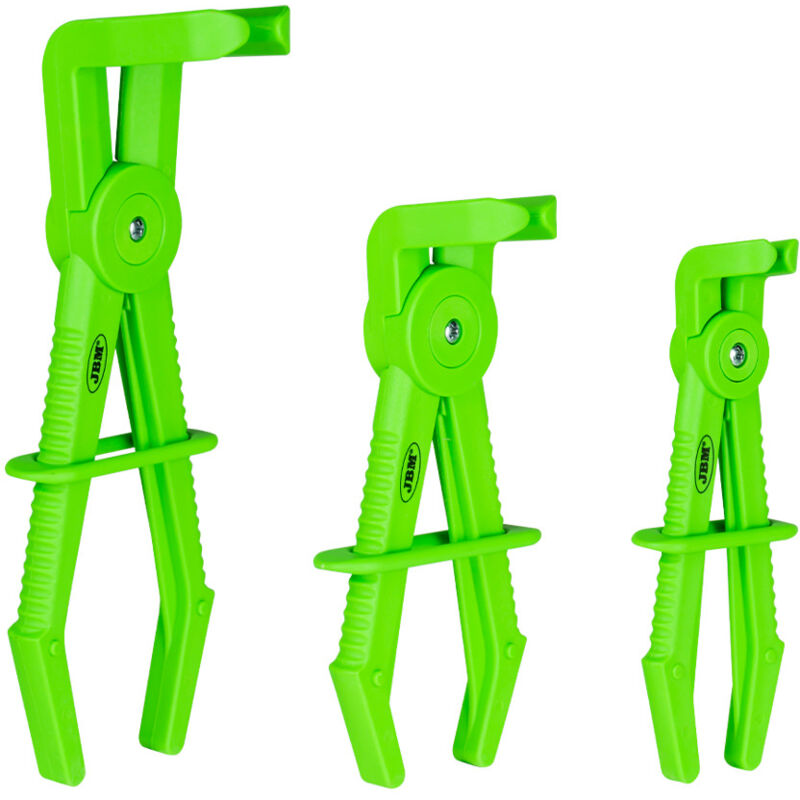 JBM - jeu de trois colliers de serrage flexibles 53395