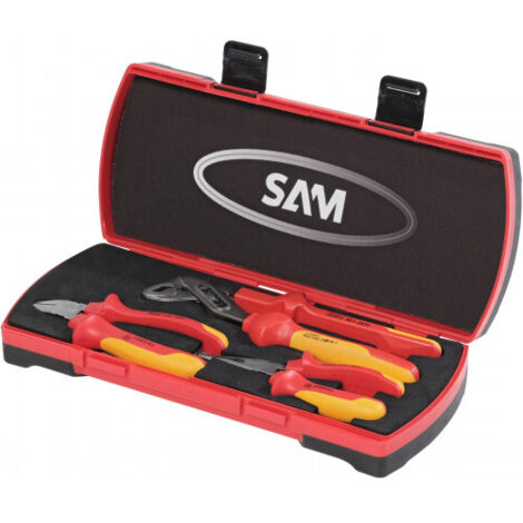 Jeu de 3 pinces isolées 1000 volts SAM OUTILLAGE - 237-J3TI