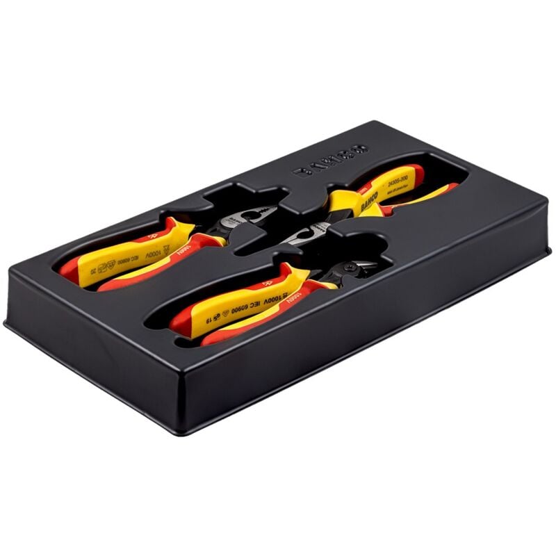 Bahco - Set de 3 pinces universelles isolées ergo™ 9897S/3