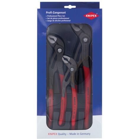 Jeu de 3 pinces professionnel cobra - KNIPEX