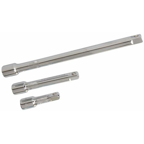 JEU DE 3 RALLONGES CARRÉ 1/2 SILVERLINE 783095