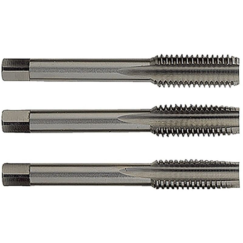 Jeu de 3 tarauds main Standard hss Tivoly m - din 352 - (Blister) / ø: 8 x 1.25 - 1050052080125